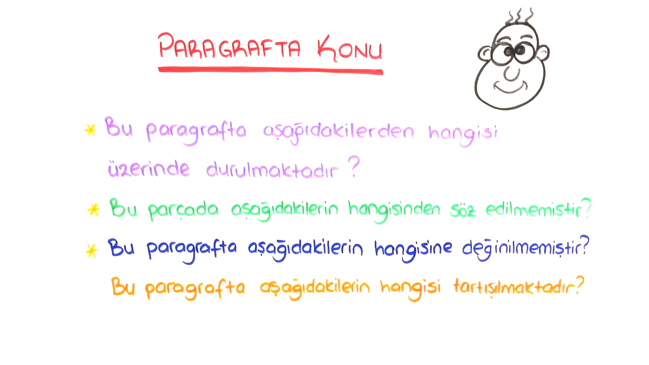 5. sınıf paragrafta anlam 50 soru Paragrafta anlam